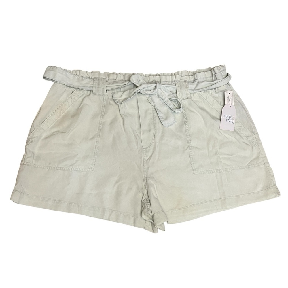 Time and Tru High Rise Elastic Waist Pull On Tencel Shorts Women’s Plus Size 3X